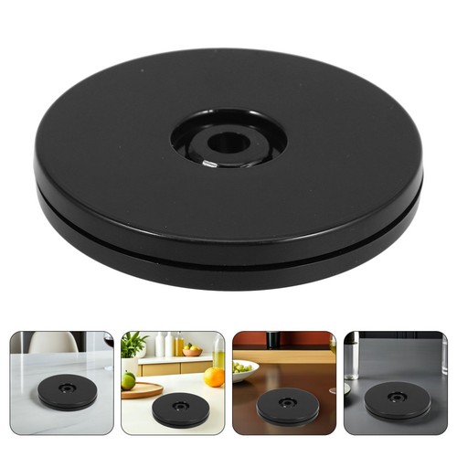Reusable black rotating table - rotating,