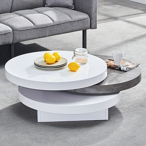 Triplo round rotating coffee - round,