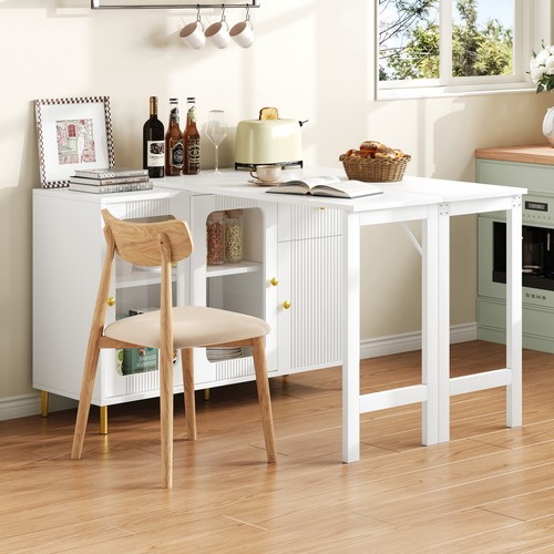 Rotating extendable dining - extendable,