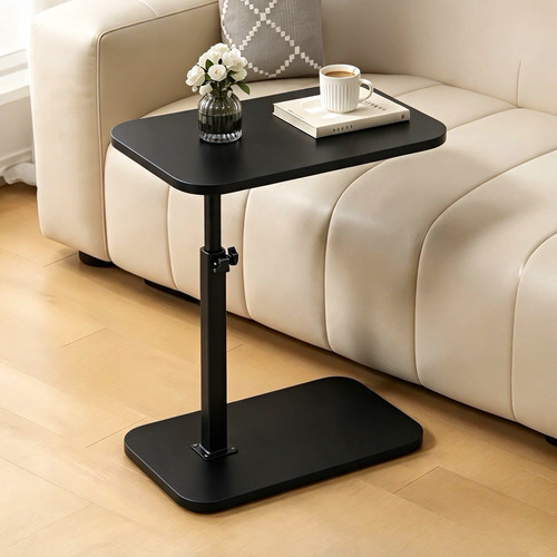 Black metal adjustable height - metal,