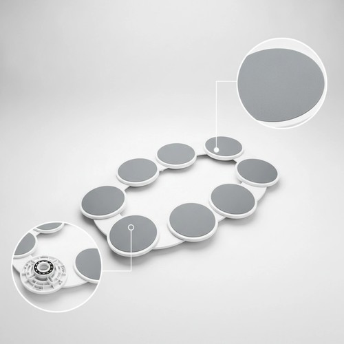 Rotating serving tray piece - rotating,