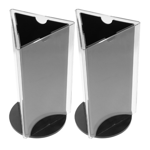 Black acrylic rotating table - black,