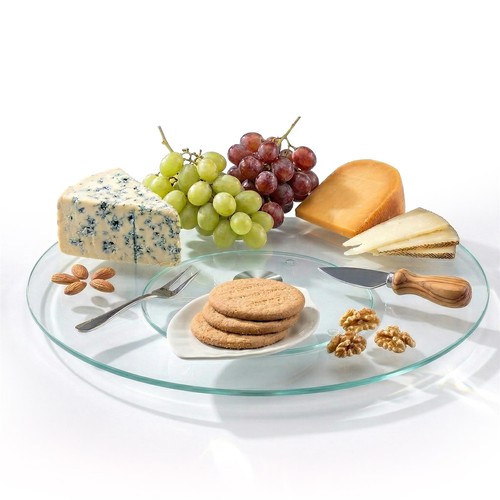 Glass lazy susan - lazy, turntable