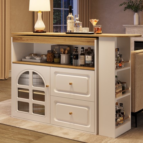 Rotating sideboard bar table - sideboard,