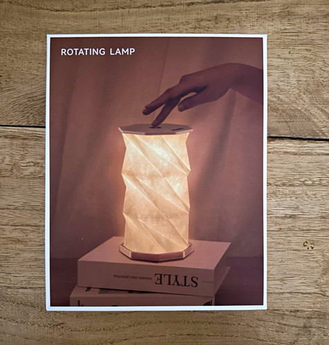 Mini rotating table lamp - table,