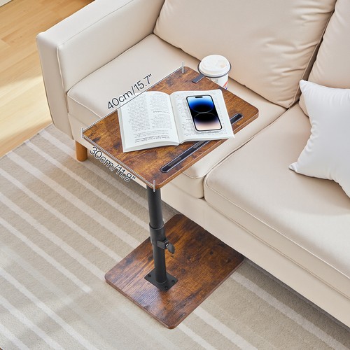 Shaped side table height - c,