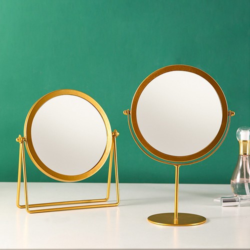 Gold rotating vanity table top - table,